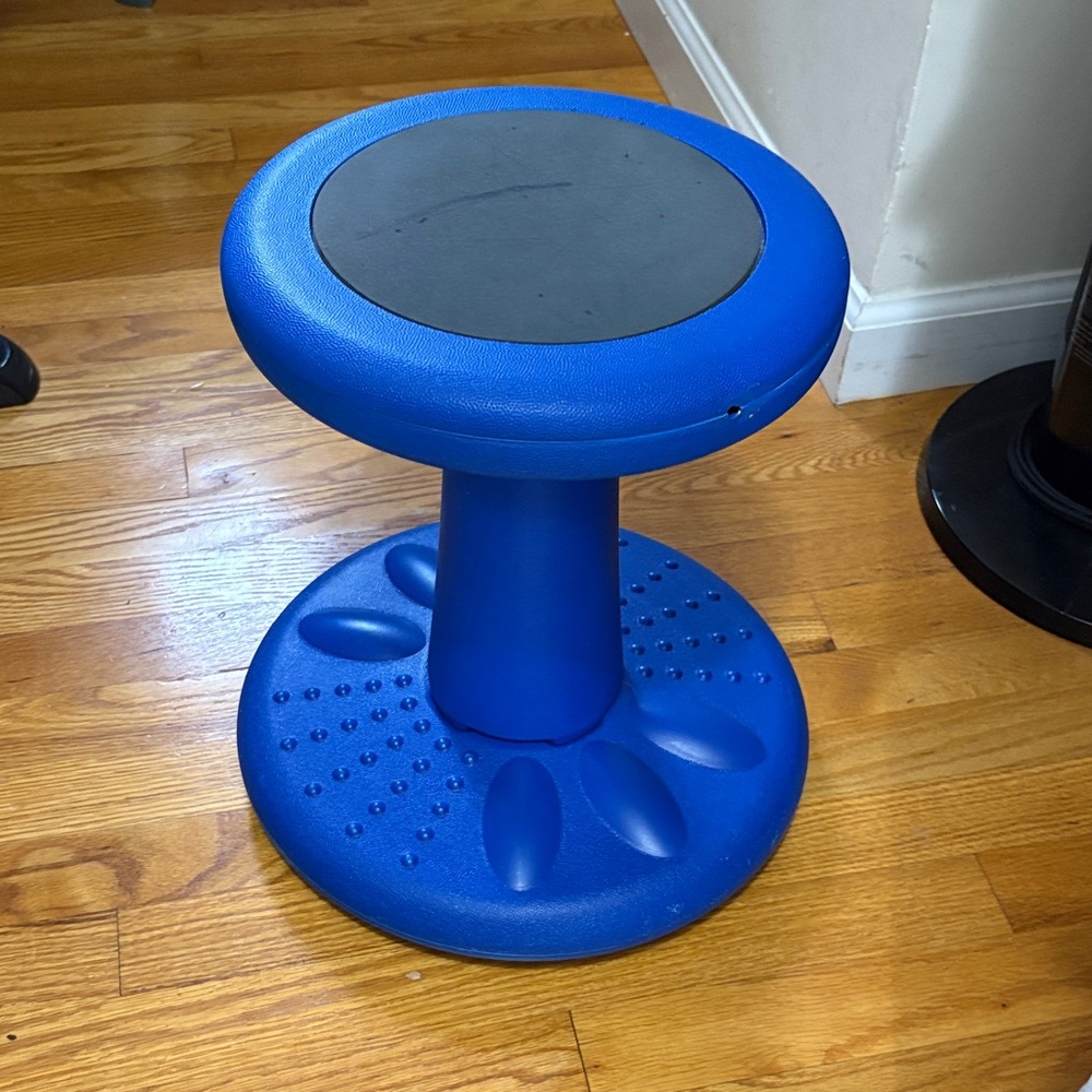 Kids Blue Wobble Stool